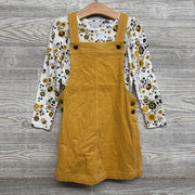 NEW Corduroy Skirtall & LS Shirt Flowers 5t