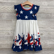 Flutter Sleeve Dress Stars 5