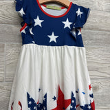 Flutter Sleeve Dress Stars 5