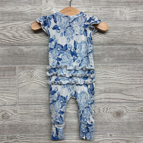 Bamboo Ruffle Outfit Flowers 0-3M