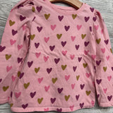 LS Shirt Hearts 4t