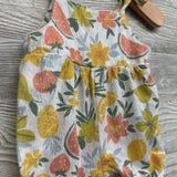 Tank Romper Flowers NB
