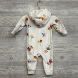 Fleece Outfit W/ Hood Flowers 6M