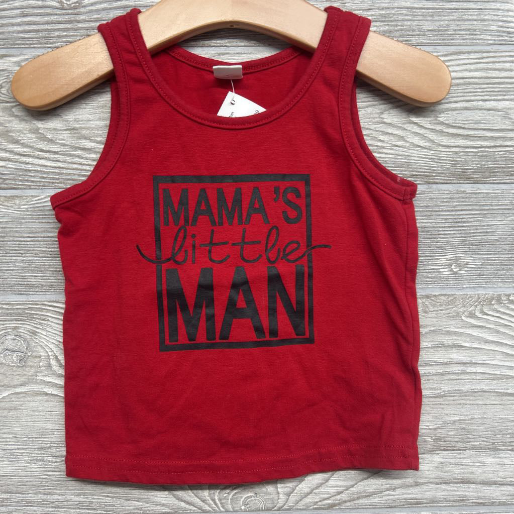 Tank Top Mama's Little Man 12-18M
