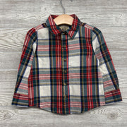 NEW Plaid Button Up Shirt 2t
