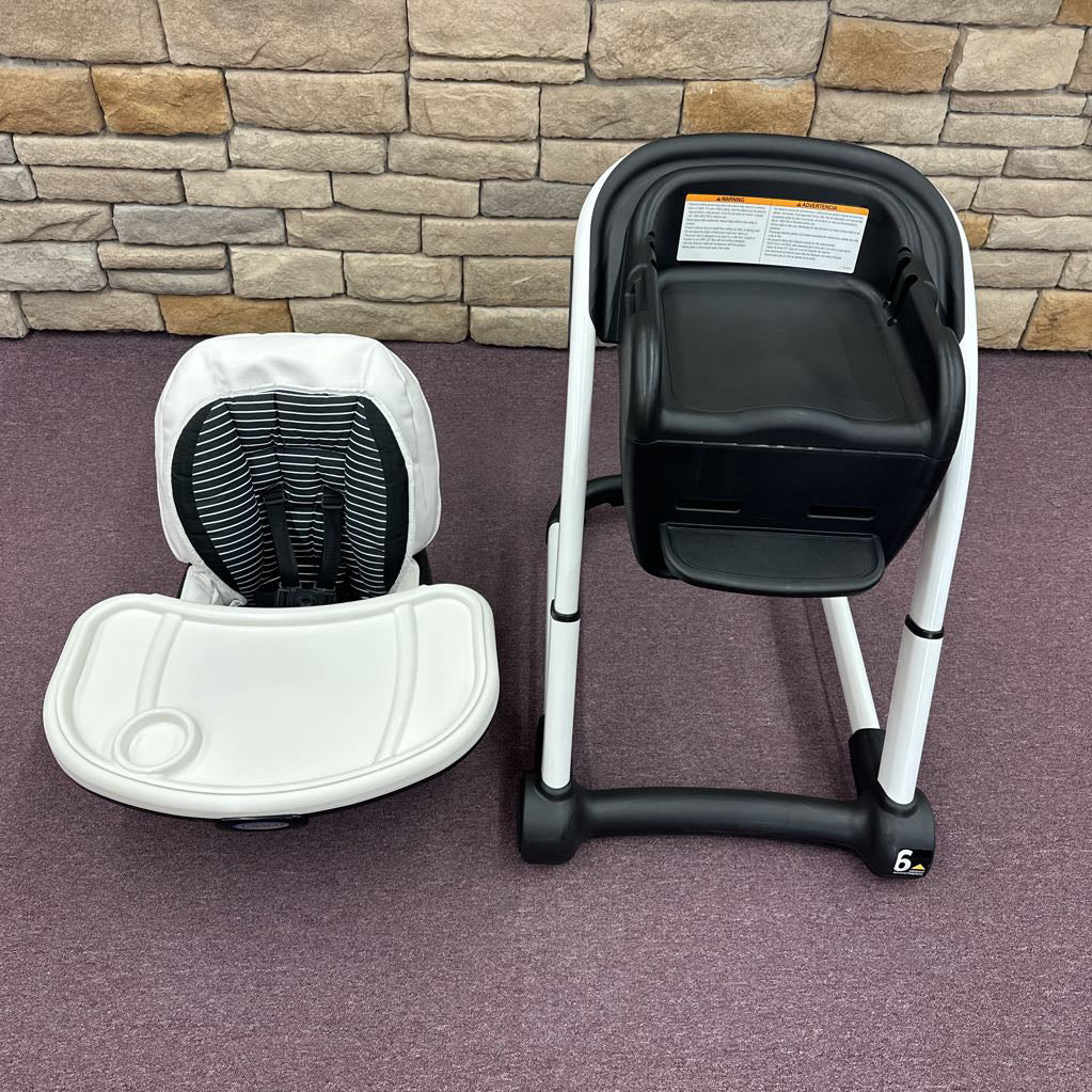 6 In 1 Convertible High Chair Stripes