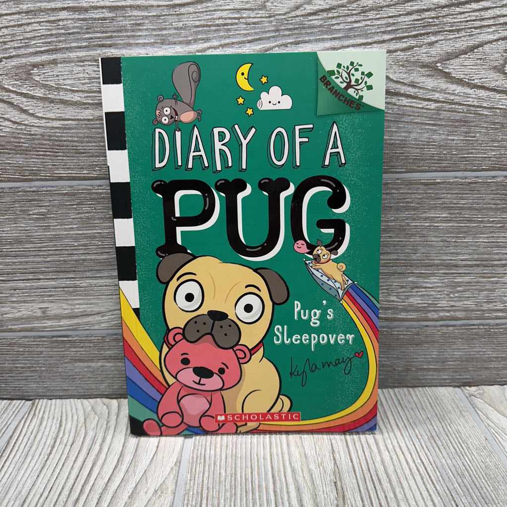 Diary Of A Pug Pug's Sleepover Chapter Book