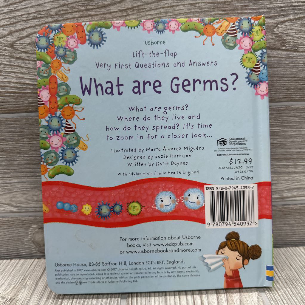 Usborne Lift Flap What Are Germs?