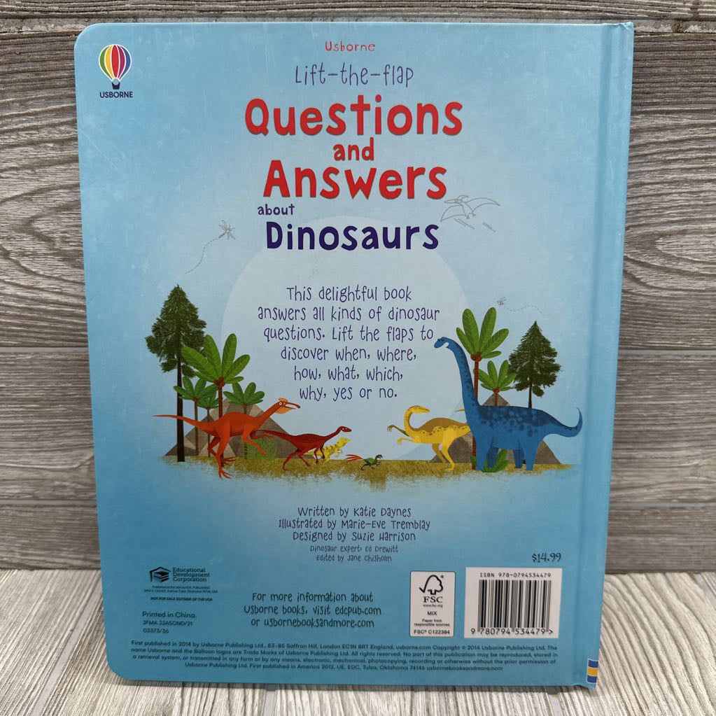 Lift The Flap Questions & Answers About Dinosaurs