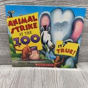 Animal Strike At The Zoo Paperback Book