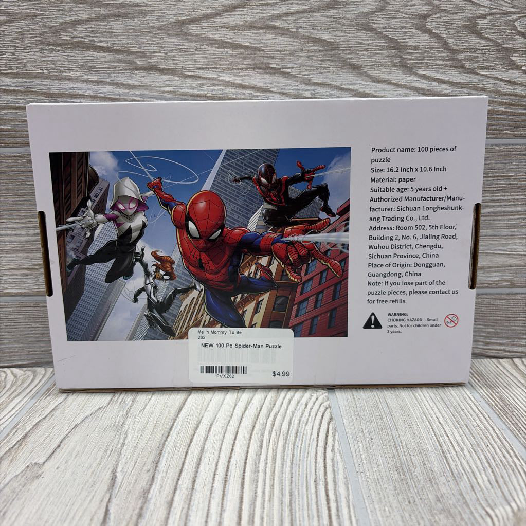NEW 100 Pc Spider-Man Puzzle