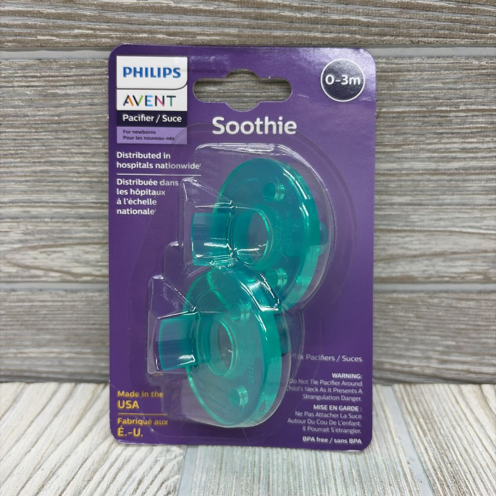 NEW 2 Pk Soothie Pacifiers