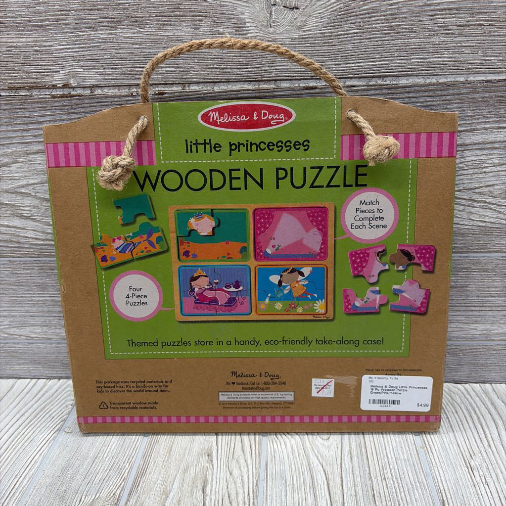 Little Princesses 16 Pc Wooden Puzzle