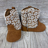Soft Sole Eyelet Western Boots 2C
