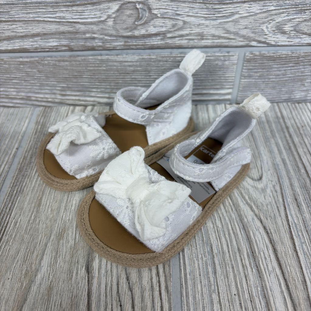 Velcro Soft Sole Eyelet Sandals 1C