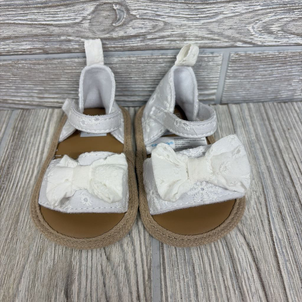 Velcro Soft Sole Eyelet Sandals 1C