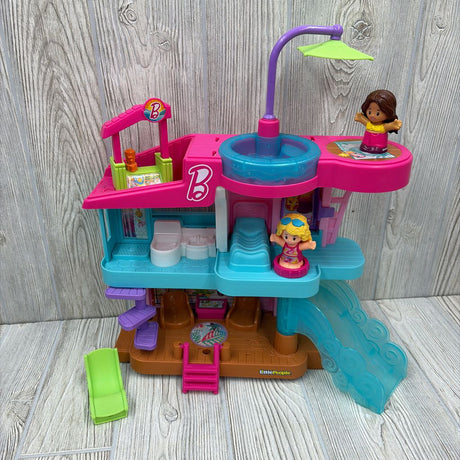Little People Barbie Beach House Playset