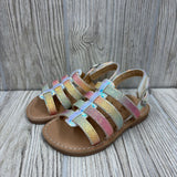 Velcro Glitter Sandals 5C