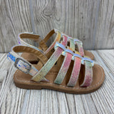 Velcro Glitter Sandals 5C