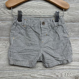 Button Up Shirt W/ Stripe Bow Tie Zebras & Shorts Stripes 18M