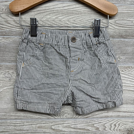 Button Up Shirt W/ Stripe Bow Tie Zebras & Shorts Stripes 18M