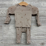 LS Bamboo Shirt & Pants Bears Trees NB