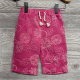 NEW Wide Leg French Terry Pants Flowers 3-6M