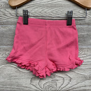 Ribbed Shorts Ruffle Trim 9M