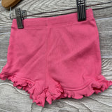 Ribbed Shorts Ruffle Trim 9M