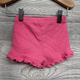 Ribbed Shorts Ruffle Trim 9M