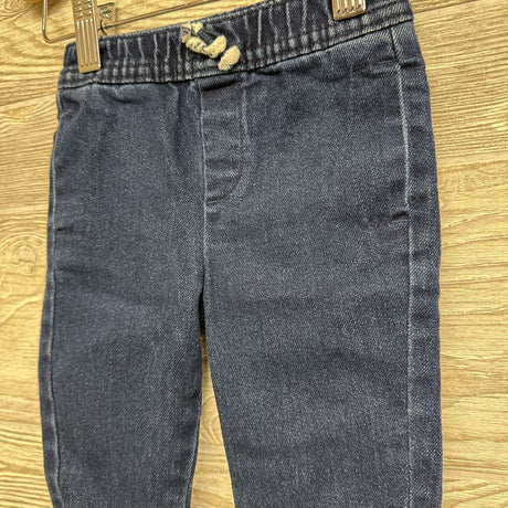 Pull On Drawstring Denim Joggers 6-9M