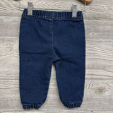 Pull On Drawstring Denim Joggers 6-9M