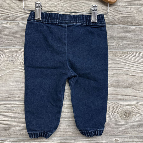 Pull On Drawstring Denim Joggers 6-9M