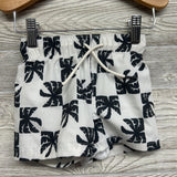 Drawstring Swim Trunks Palm Trees 12-18M