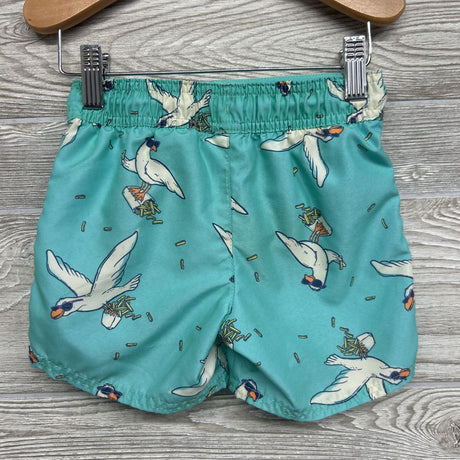Drawstring Swim Trunks Seagulls French Fries 3T
