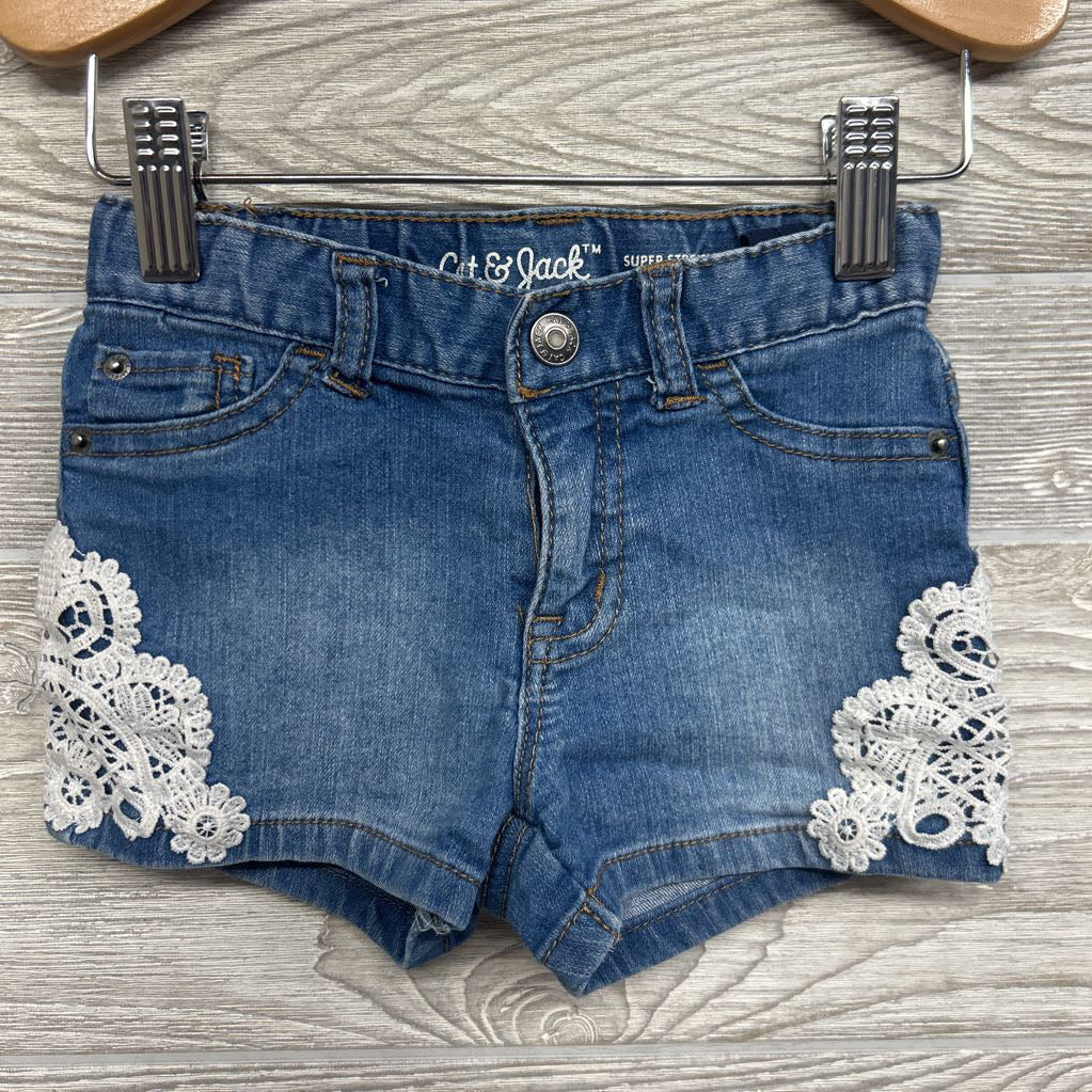 Denim Shorts Macrame 3T