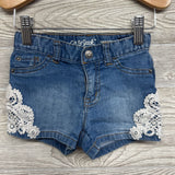 Denim Shorts Macrame 3T