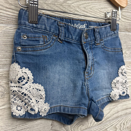 Denim Shorts Macrame 3T