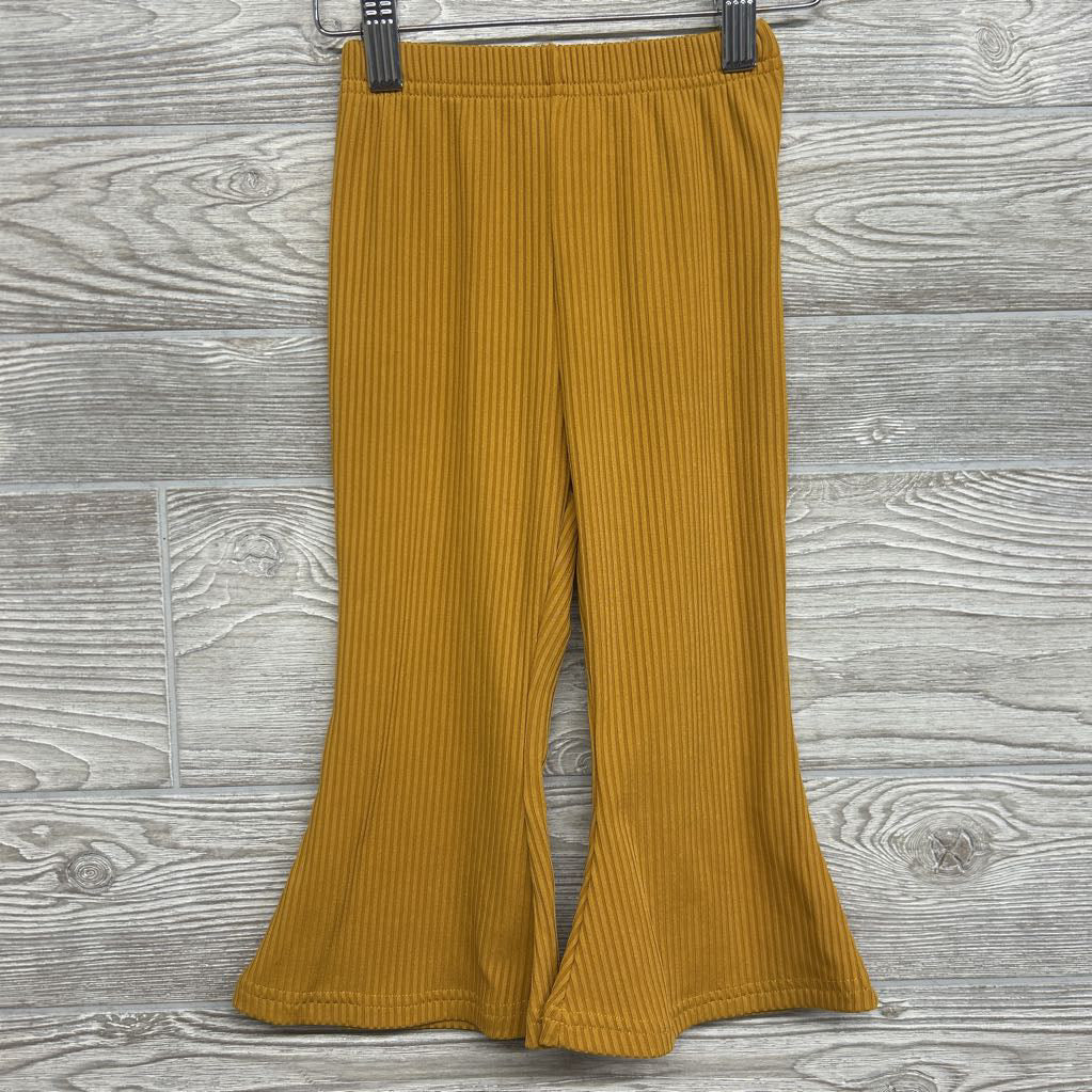 Ribbed Flutter Sleeve Shirt & Flare Pants 18-24M