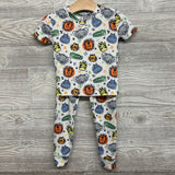 2 Pc PJs Lions Elephants Hippos 2T