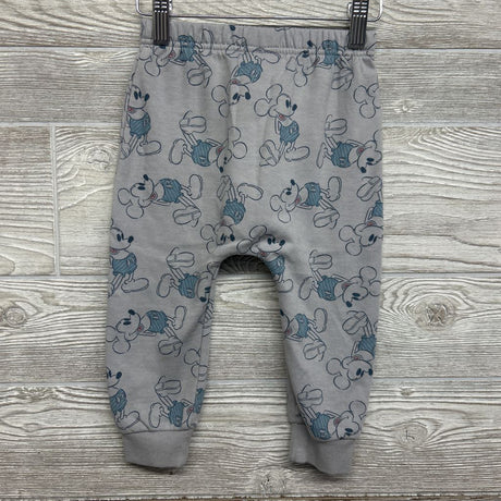 2 Pk LS Bodysuits & Jogger Sweatpants Mickey Mouse 24M
