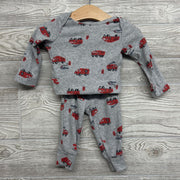 LS Ribbed Bodysuit & Pants 6M