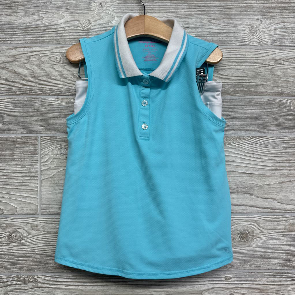 Sleeveless Active Polo Shirt & Skort 7-8
