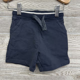 Shirt Stripes & Drawstring French Terry Shorts 18M