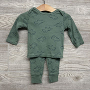 LS Shirt & Pants Dinosaurs 6M