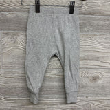 2 Pc LS Ribbed Henley PJs 12-18M