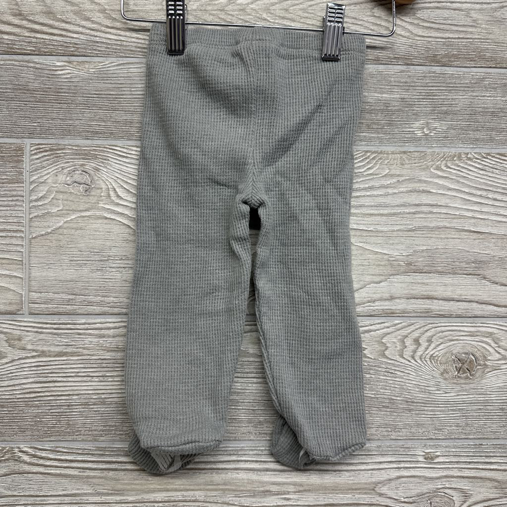 Waffle Knit Footed Pants Swoosh 6M