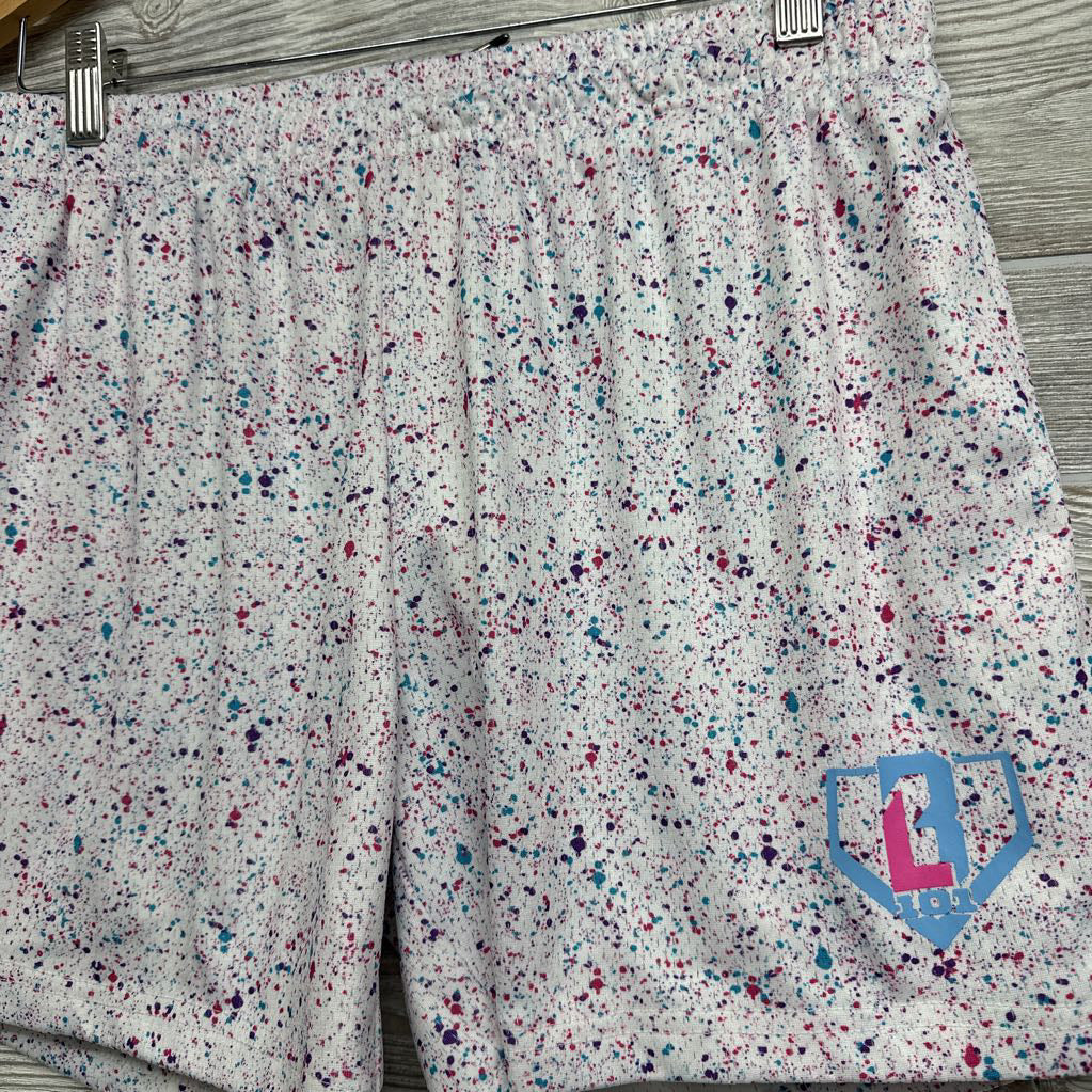 Mesh Splatter Shorts 16 (Adult Small)