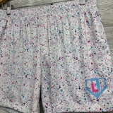 Mesh Splatter Shorts 16 (Adult Small)