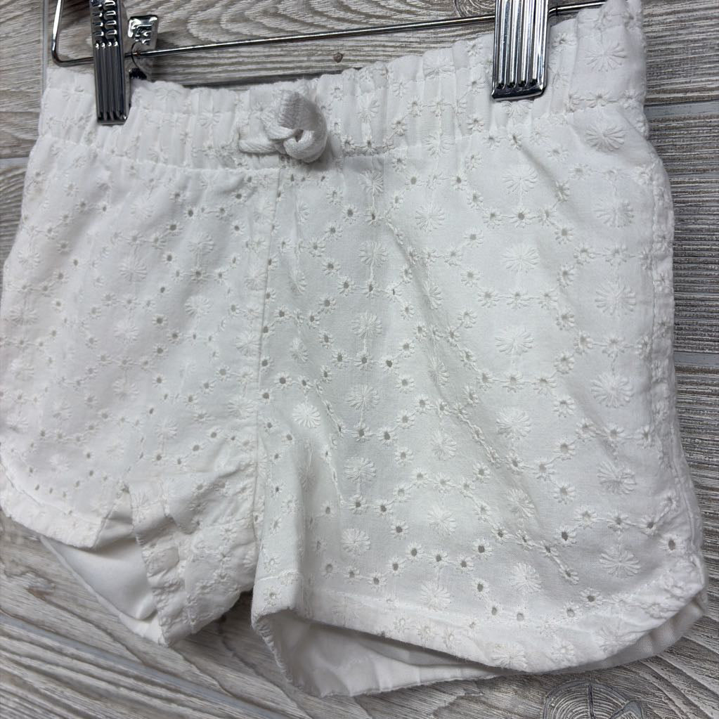 Pull On Eyelet Shorts 4T